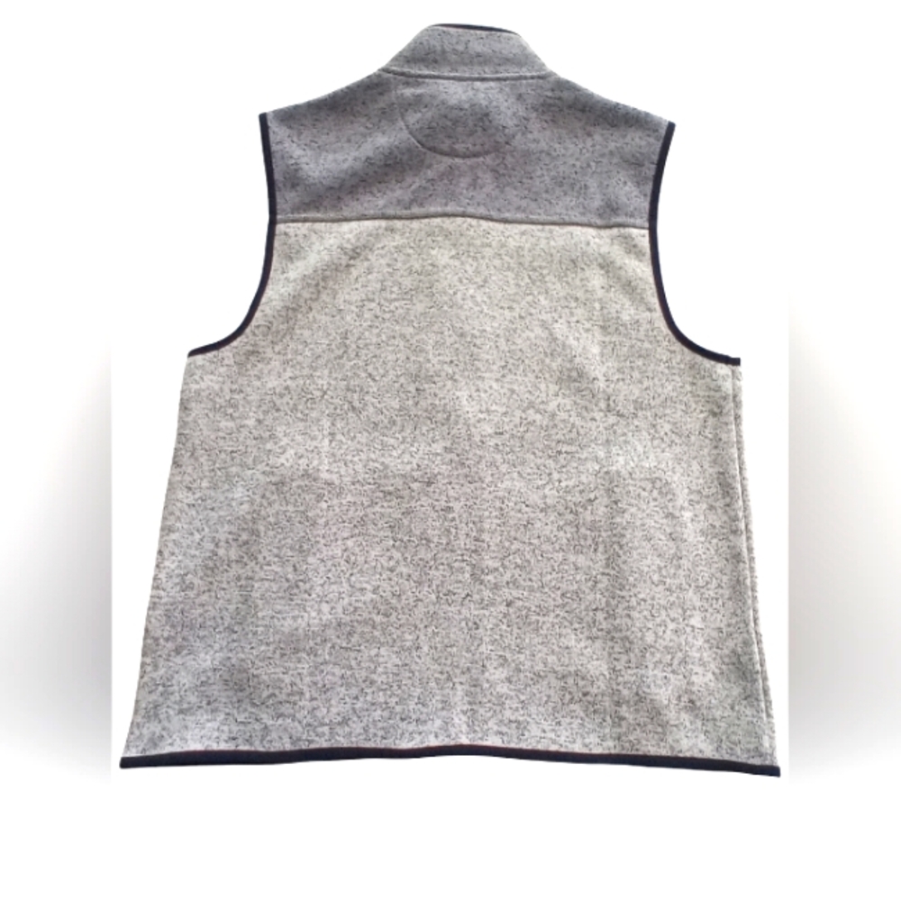 NWT Club Room Navy Blue & Gray Men's Lightweight Full Zipper Vest Size XL - Picture 2 of 7